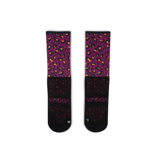 Leopard Skin Quarter Sock