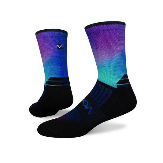 Northern Lights Quarter Sock