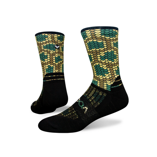 Snake Skin Quarter Sock