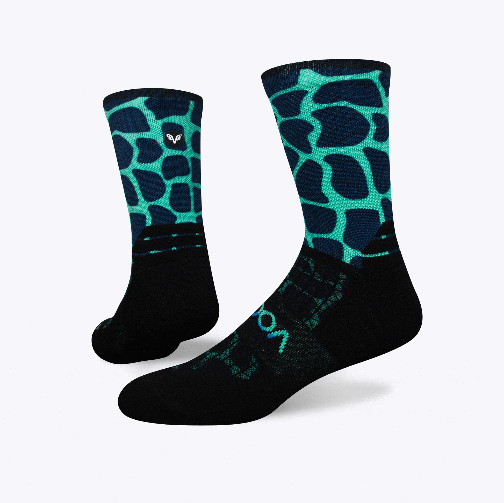 Giraffe skin quarter sock | Vooma Socks UK