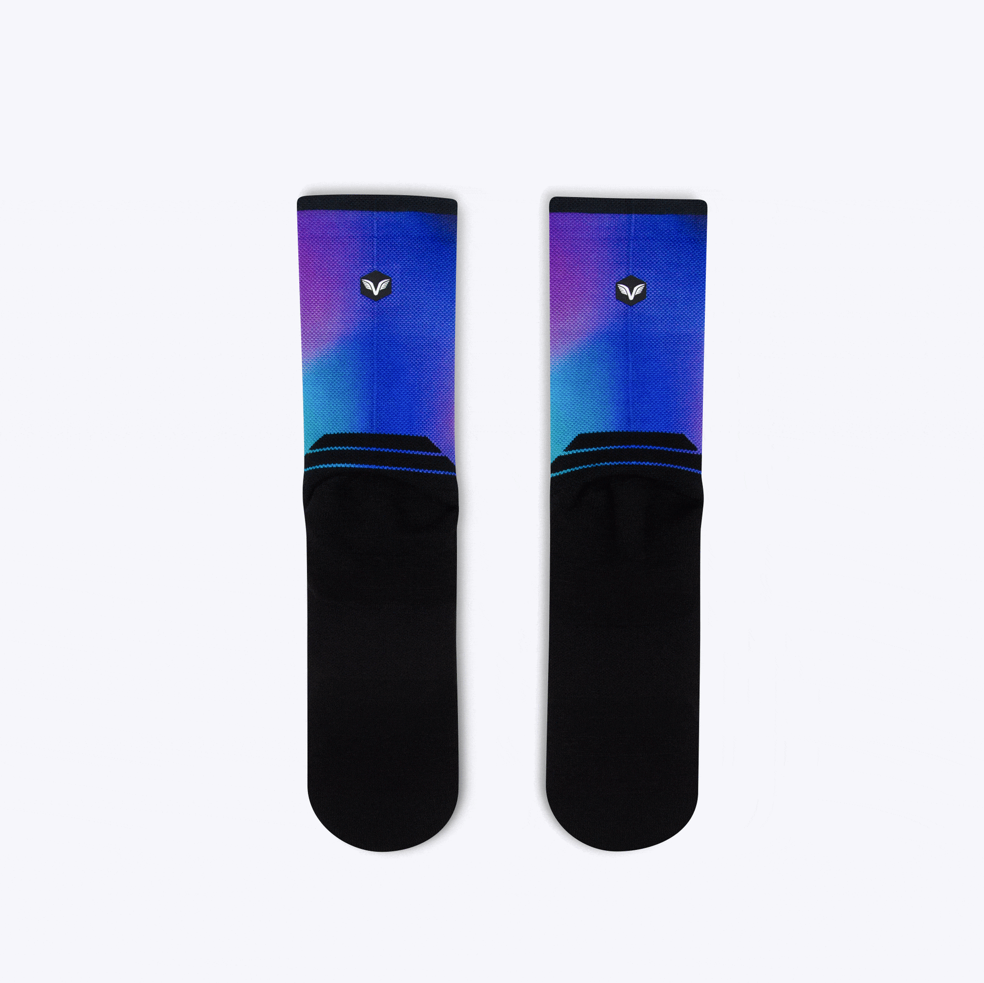 Northern lights quarter sock | Vooma Socks UK