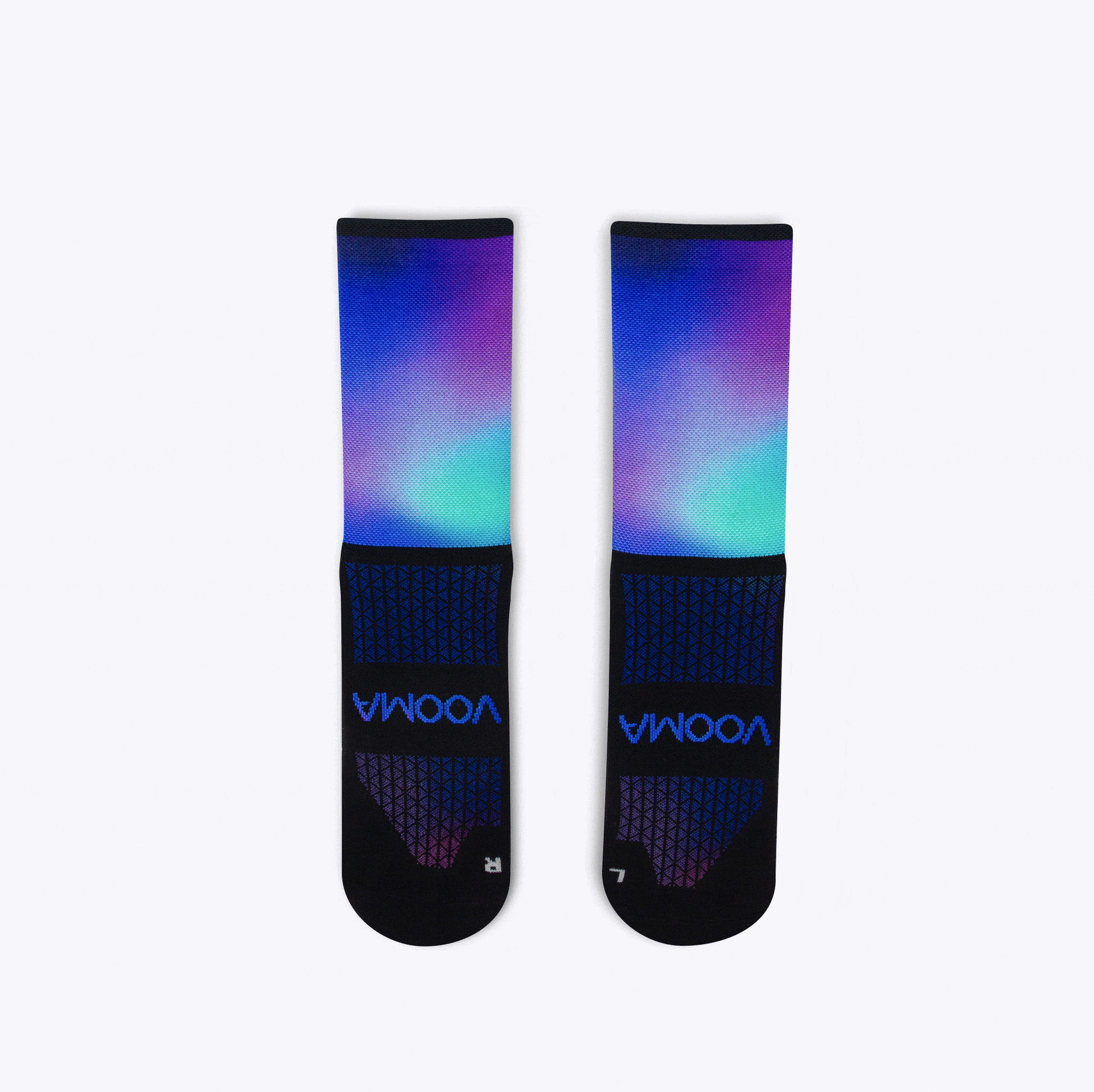 Northern lights quarter sock | Vooma Socks UK