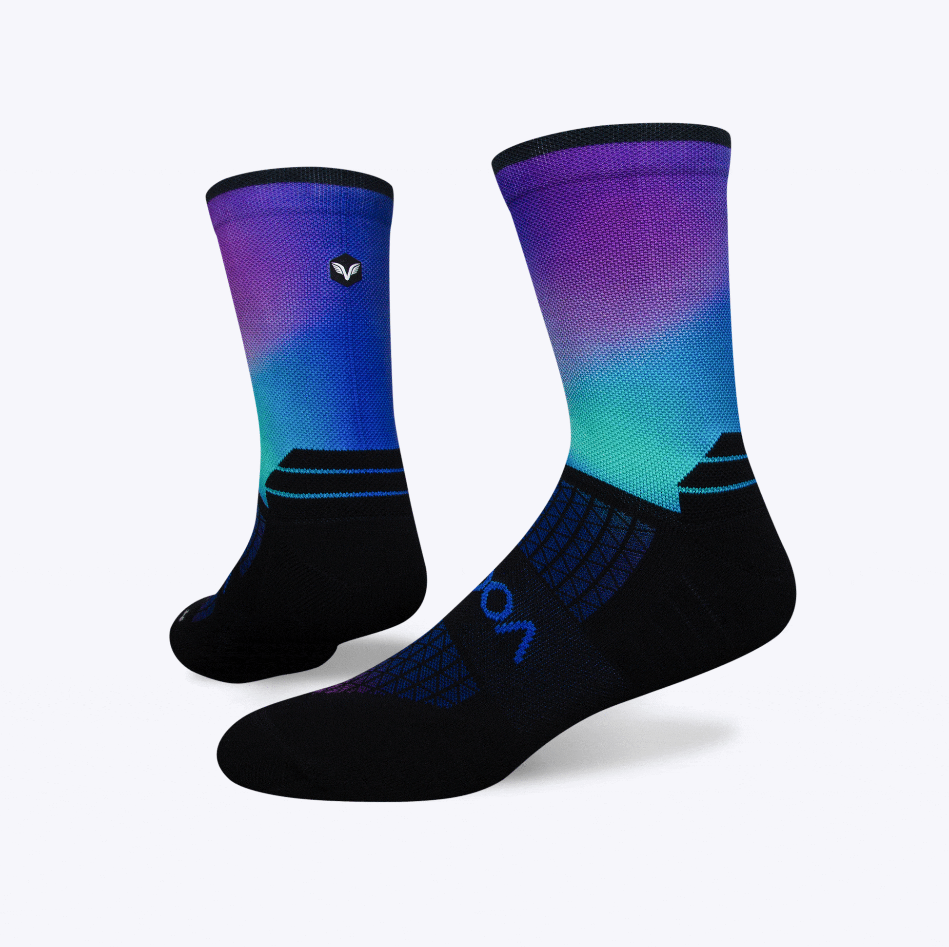 Northern lights quarter sock | Vooma Socks UK