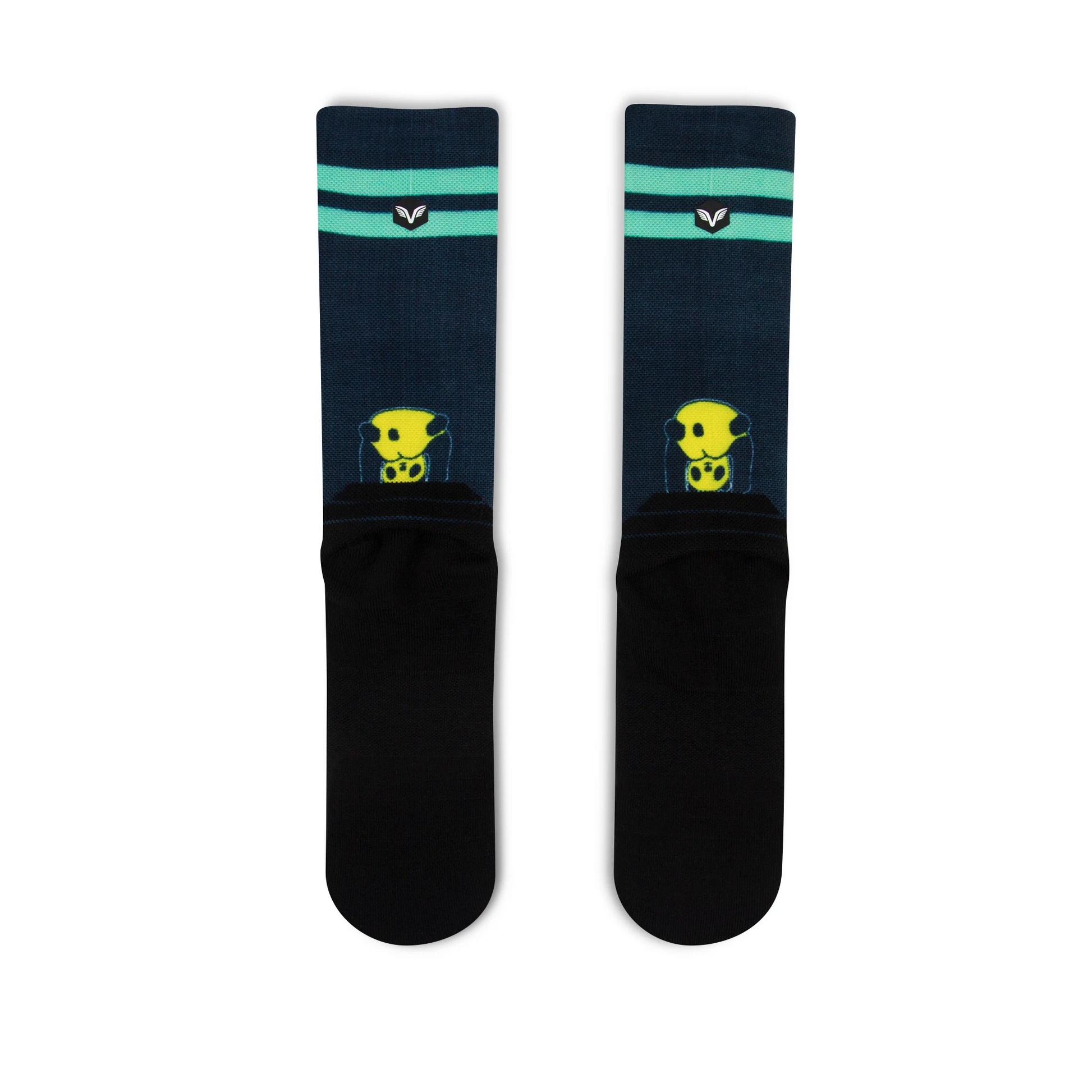 Peeking Panda Crew Sock