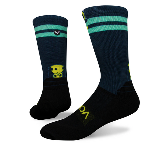 Peeking Panda Crew Sock