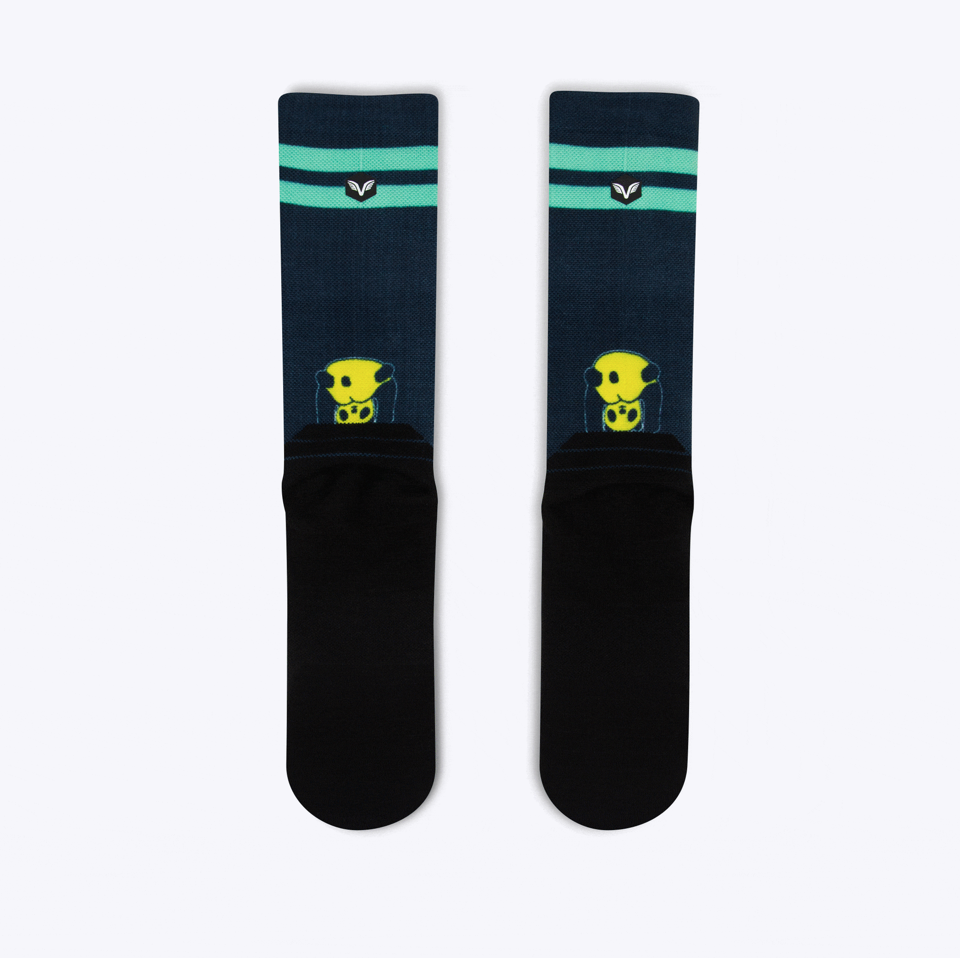 Peeking panda crew sock | Vooma Socks UK