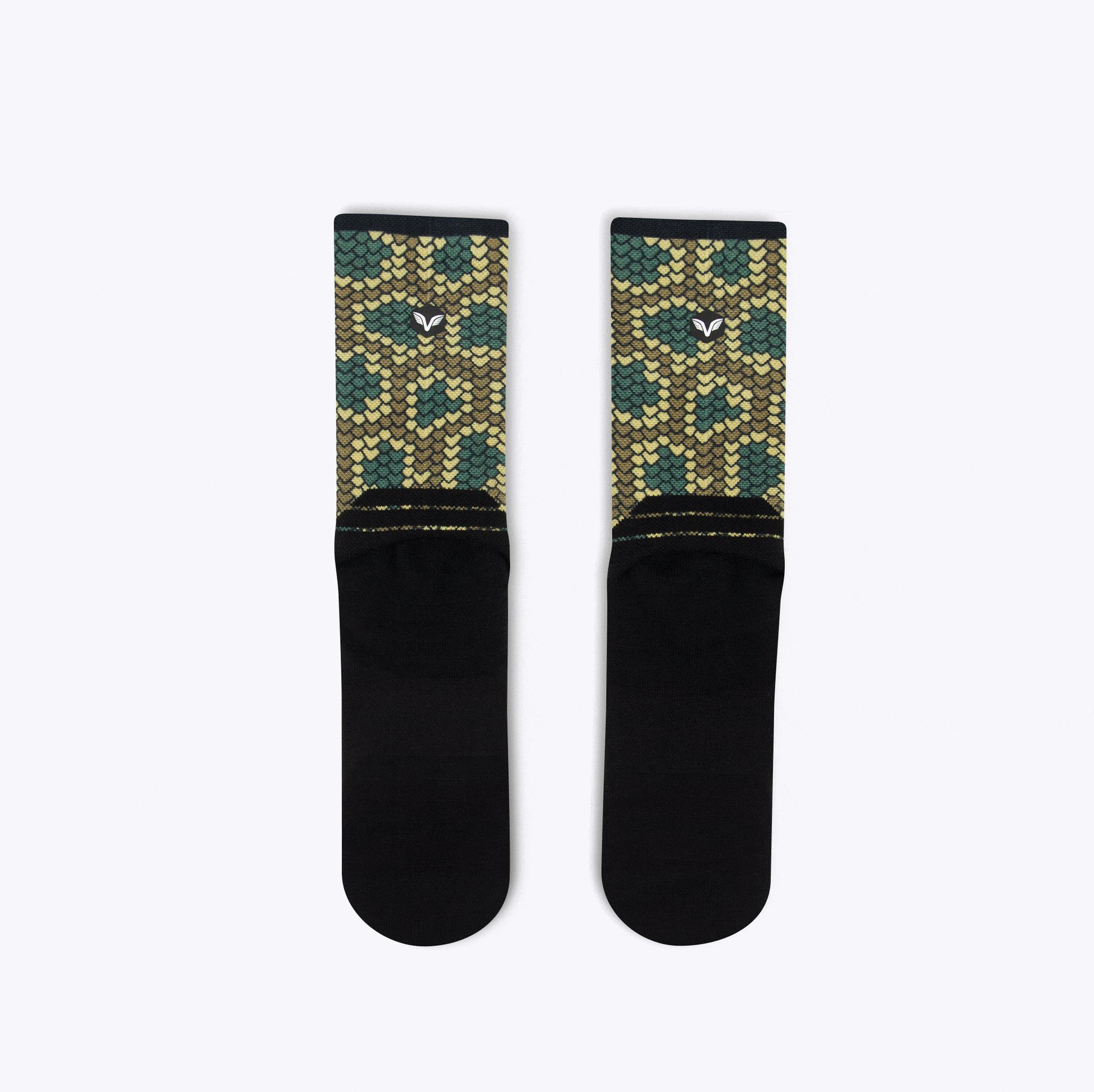 Snake skin quarter sock | Vooma Socks UK