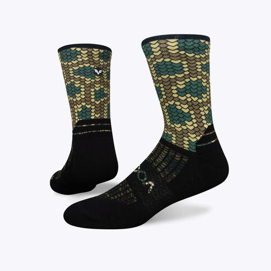 Snake skin quarter sock | Vooma Socks UK