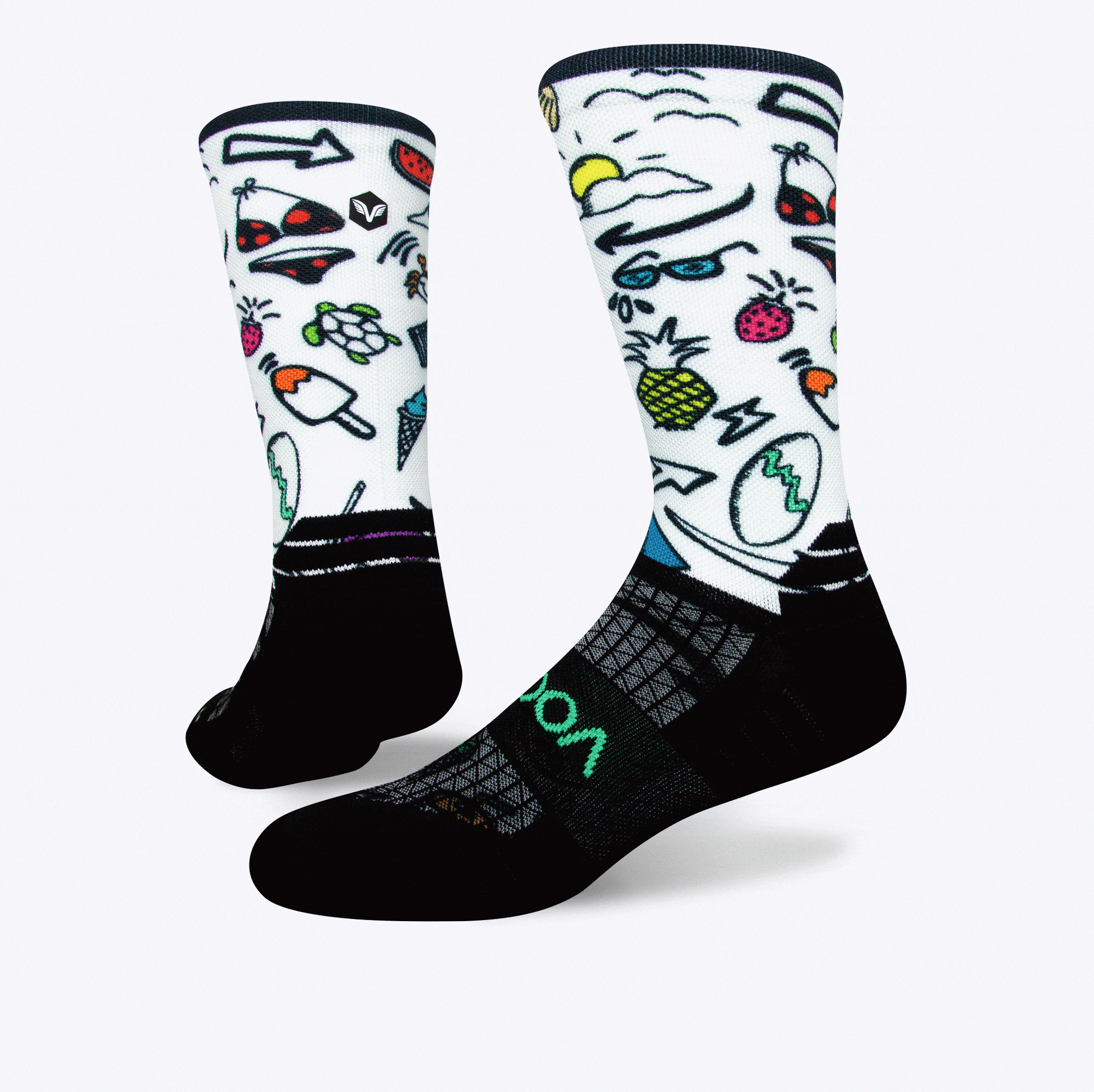 Summer vibes crew sock | Vooma Socks UK