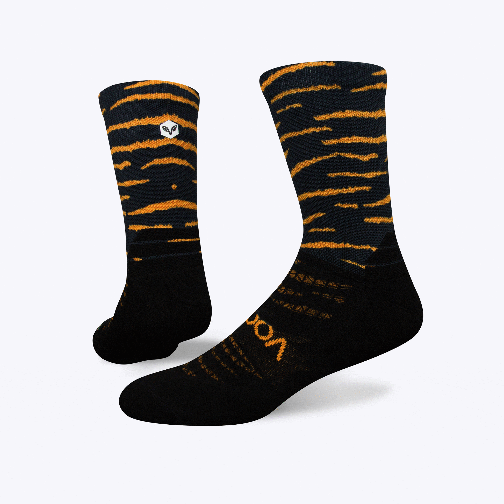 Tiger skin quarter sock | Vooma Socks UK