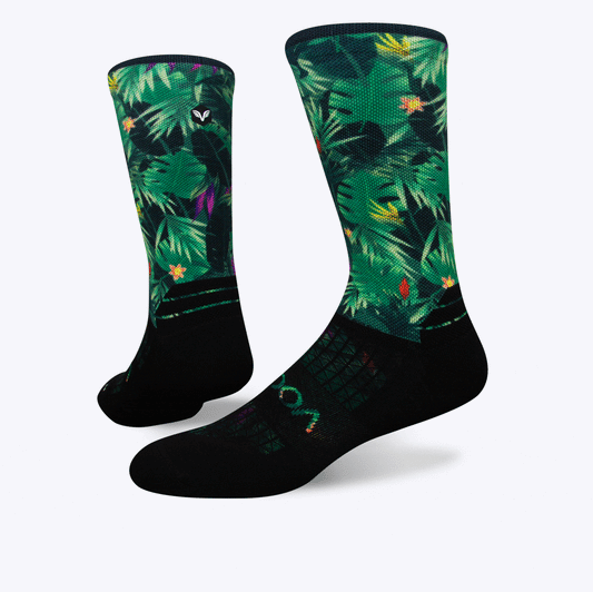 Tropical forest crew sock | Vooma Socks UK