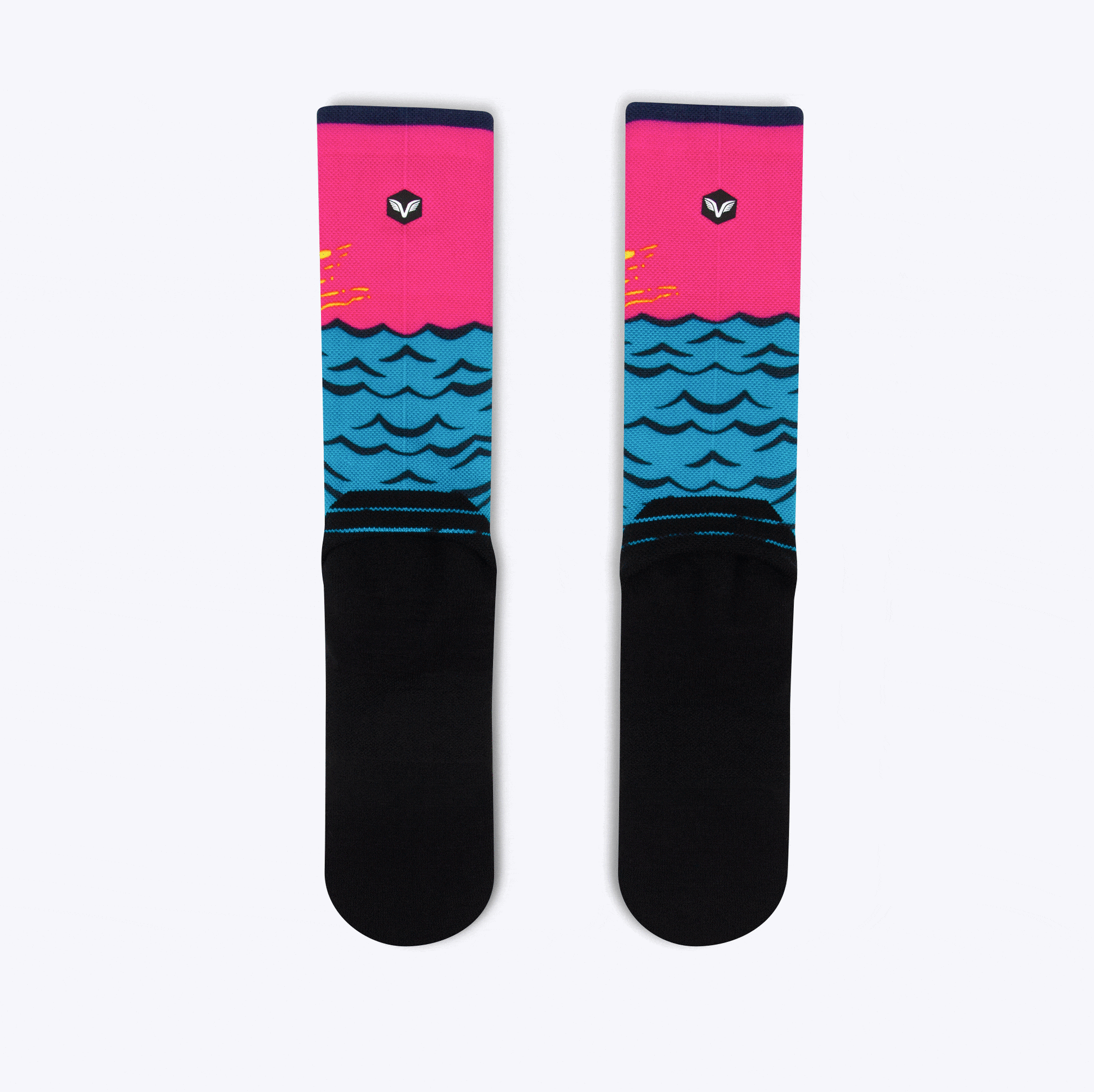 Whale tail crew sock | Vooma Socks UK